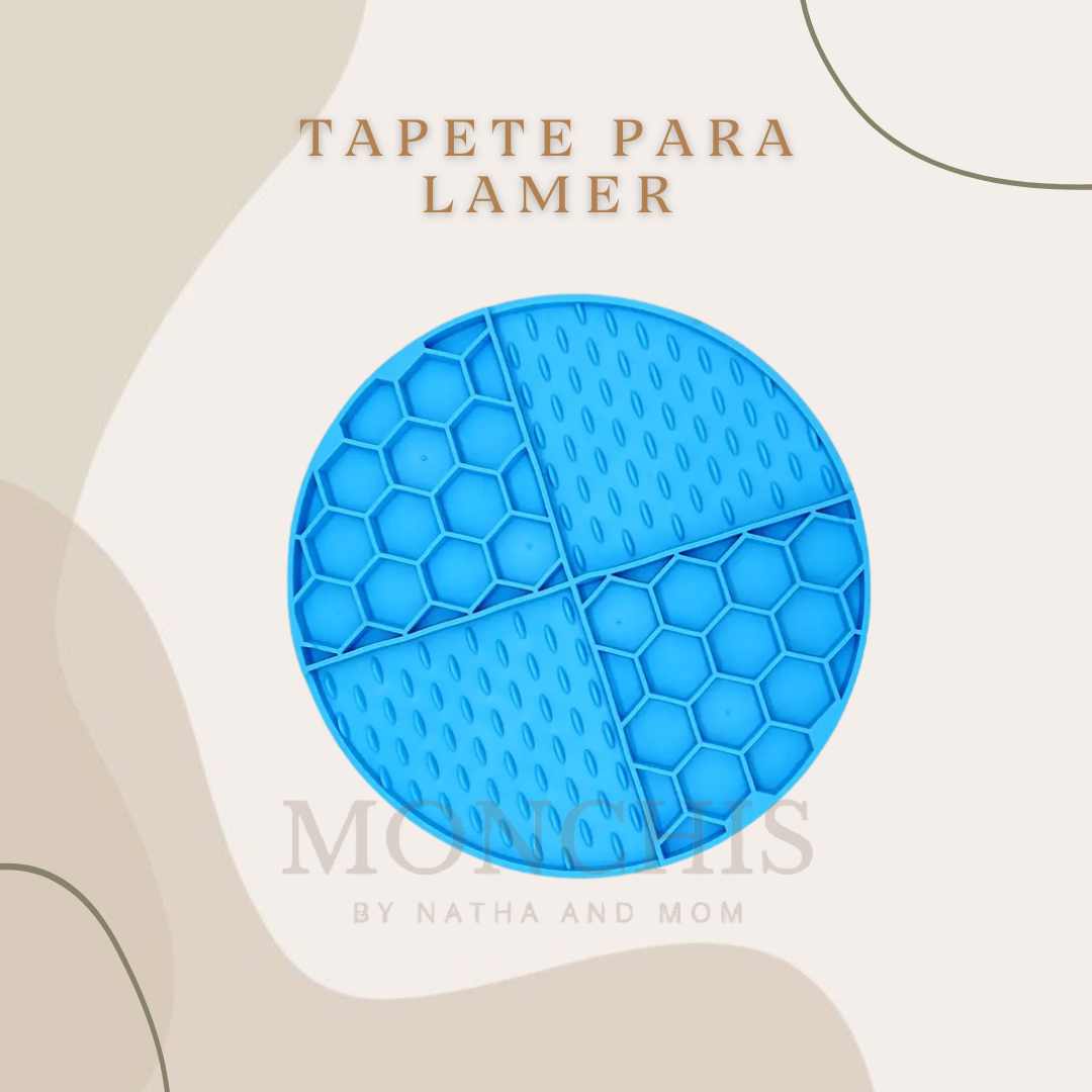 TAPETE EN SILICONA PARA LAMER