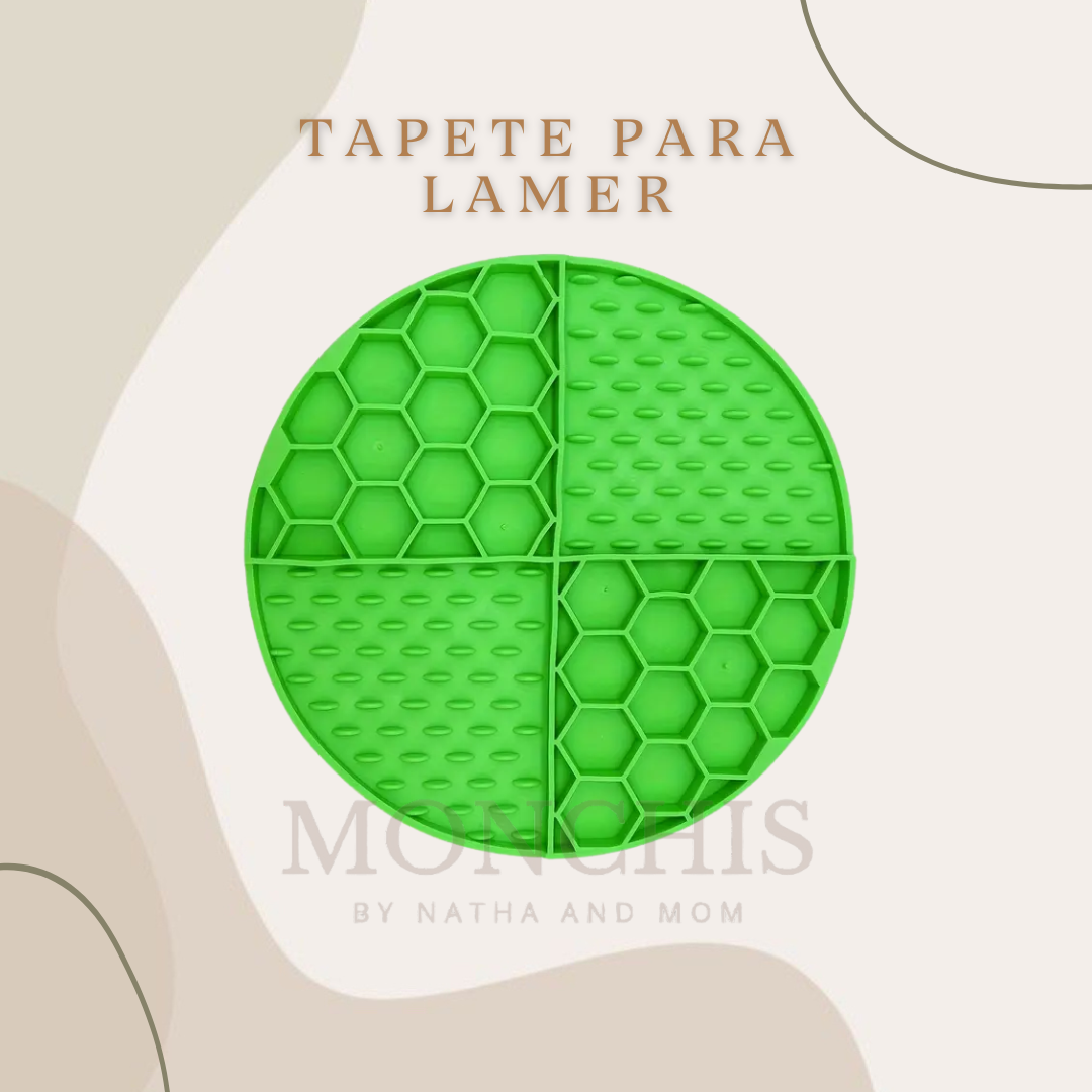 TAPETE EN SILICONA PARA LAMER